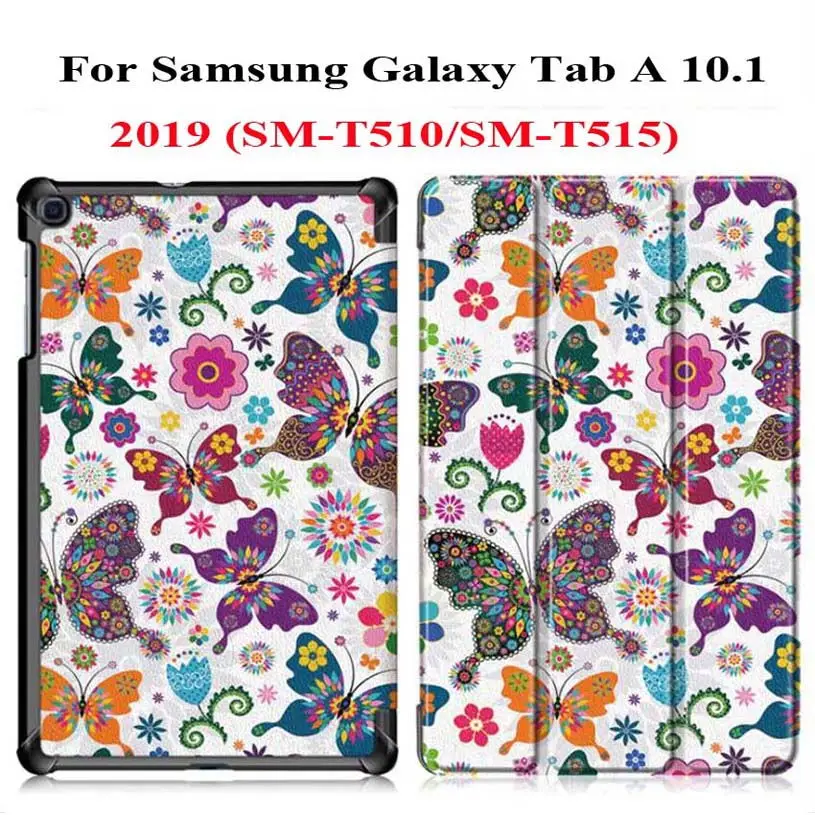 2019 HD Ультратонкий чехол для samsung Tab A 10,1 T580 T585 T510 T515 чехол для планшета для samsung Galaxy Tab A 10,1 чехол - Цвет: 2019 HD