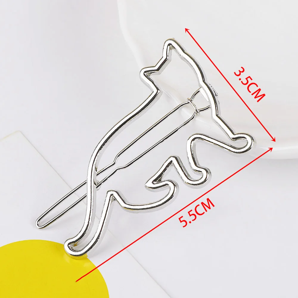 2020 Новое поступление милые золотые кошечки для женщин и девочек зажим волос