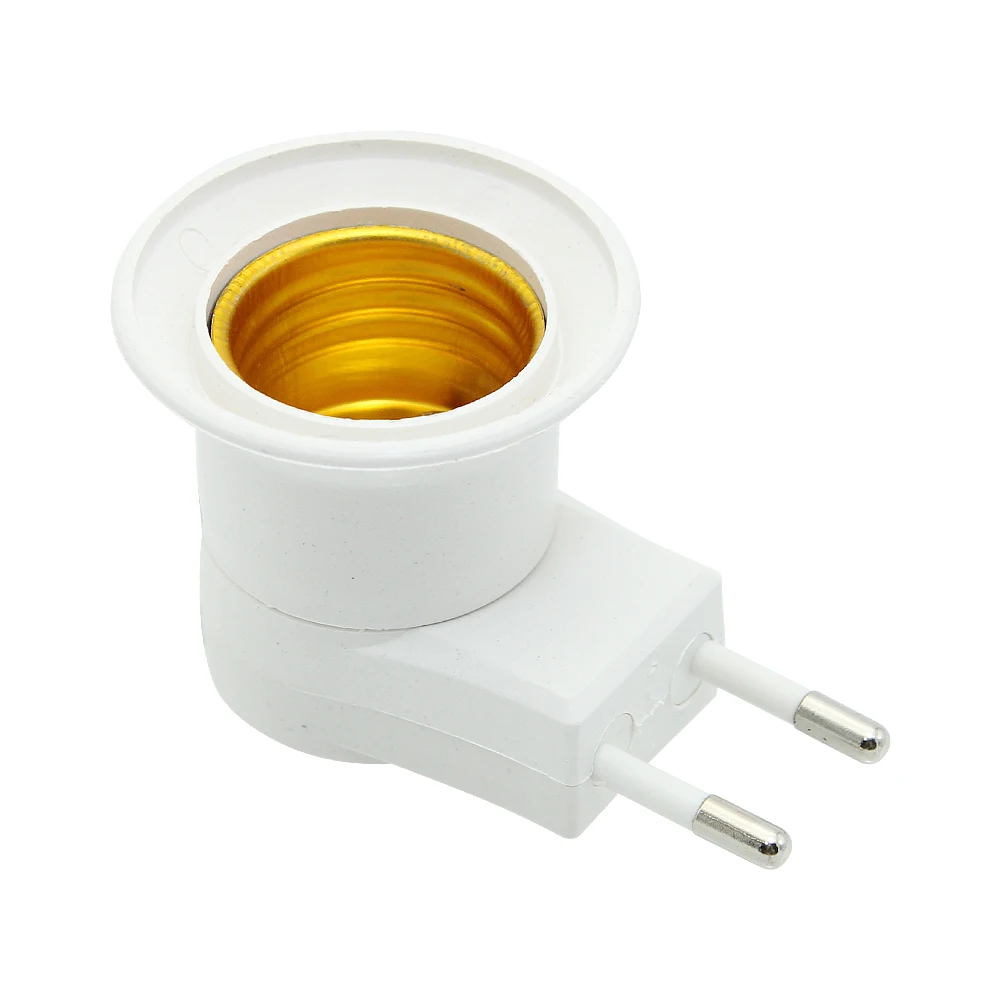 Портативный ЕС США штекер E27 лампа держатель светильник адаптер конвертер с