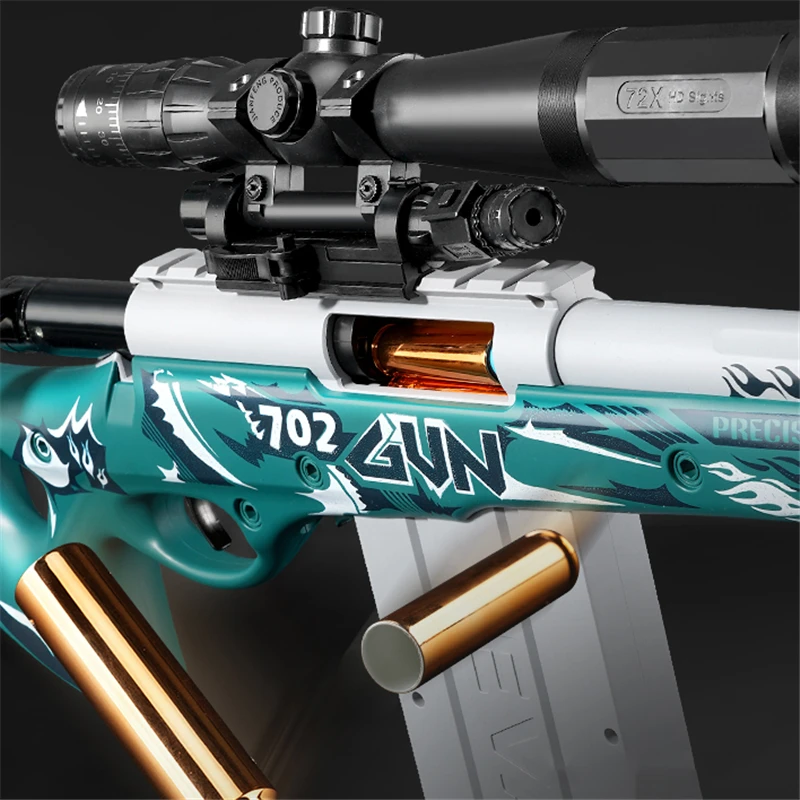 702 M24 AWM 98k пистолет с мягкими пулями игрушечная снайперская винтовка