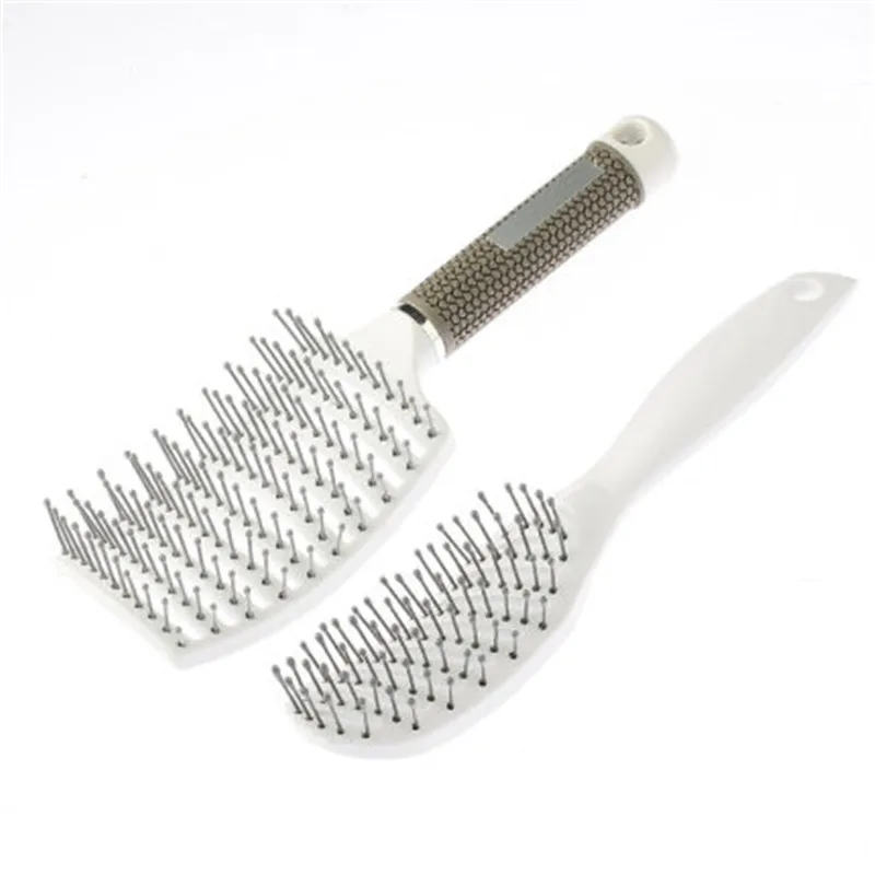 Массажная расческа для мужчин и женщин нейлоновая щетка волос с влажными