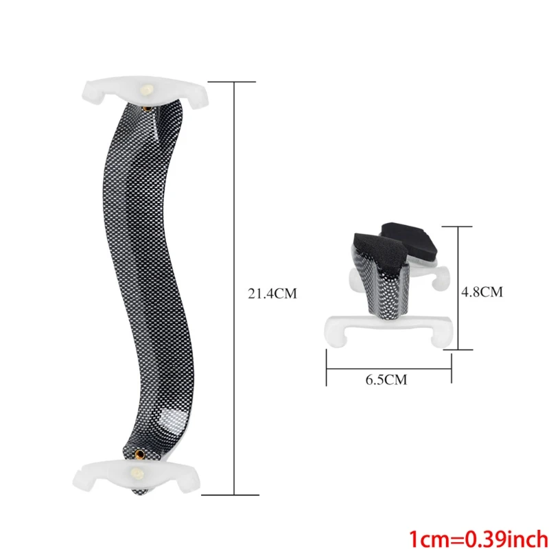 

Copy of Carbon Fiber Quality Violin Shoulder Rest 4/4-4/3 Style Accessories Pad Support Parts Fittings