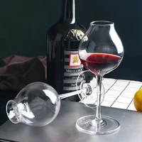 european style high foot smelling glass lead free glass whisky glass bar ktv red wine tasting glass champagne glass