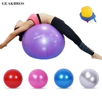 sports yoga ball fitness balance ball shaping pilates gym fitball exercise pilates workout massage ball with pump 55cm 65cm 75cm