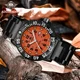 Addies Men's Military Luminous Watch outdoor equipment Sports 50m Watch NATO Nylon 316 Stainless Steel Orange Men Quartz Watches Other Image