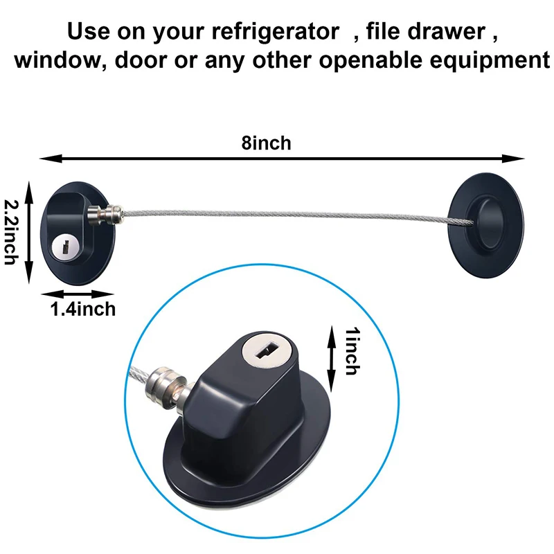 3 шт. замок для двери холодильника крепкий клей морозильник дверной файл ящик