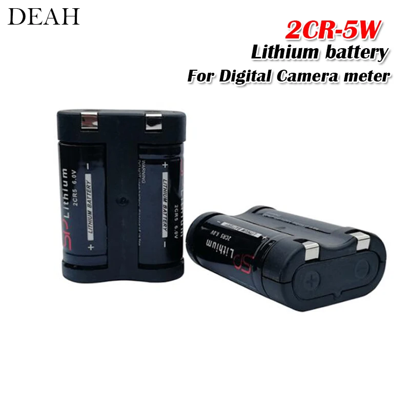 2 шт./лот литиевая батарея 2cr5 6V батарея 2CR-5W 2CP3845 для цифровой камеры Световые индикаторы Высокая емкость батареи литиевые батареи