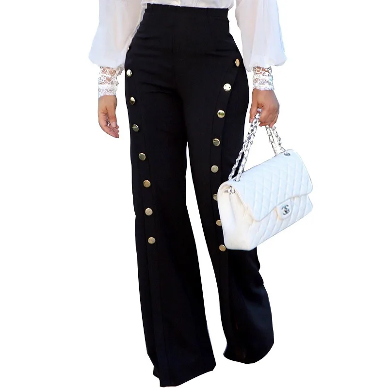 Pantalon Mujer распродажа широкие брюки Vadim зимние европейские и американские с высокой