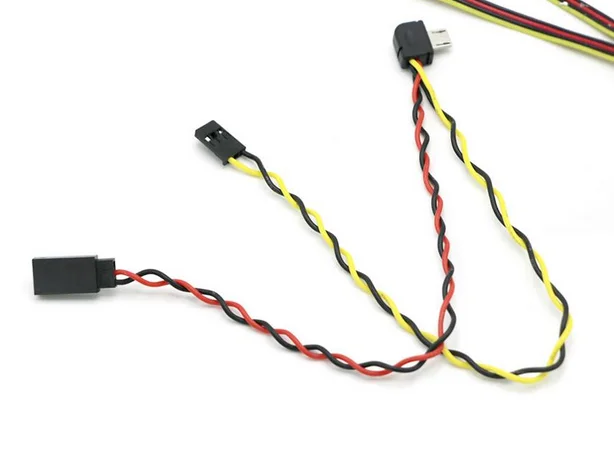 Кабель Micro USB для AV выхода 5 8G FPV TX RX XiaoYi SJ4000 SJ5000 SJ6000 GOPRO камера радиоуправляемая