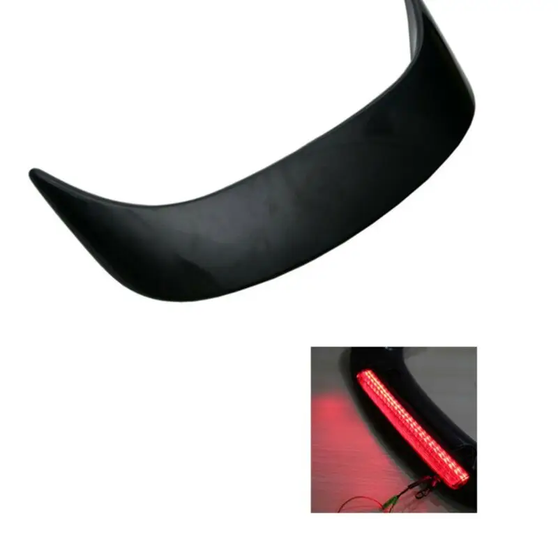 Motorcycle Rear Trunk Spoiler with Red LED Clear Lens For Honda Goldwing GL1800 2001-2017 |