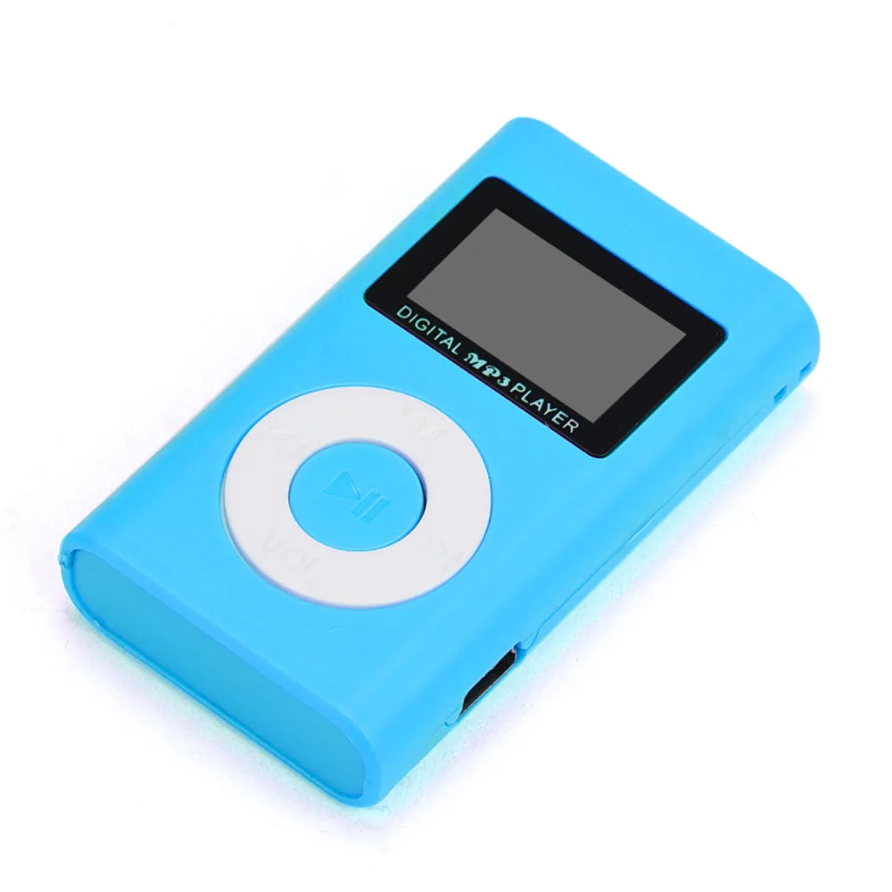 USB мини MP3-плеер с ЖК-экраном и поддержкой карт Micro SD TF на 32 ГБ красный Прямая