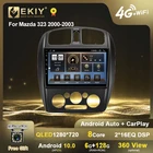 EKIY для Mazda 323 2000-2003 Android автомобильное радио QLED 1280*720 6 + 128G Мультимедийный видеоплеер GPS-навигация BT стерео No 2din DVD