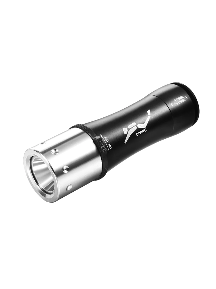 Waterproof Aluminum Flashlights Portable Diving Underwater Outdoor Lighting Rechargeable Mini Linternas Home Supplies DK50FS
