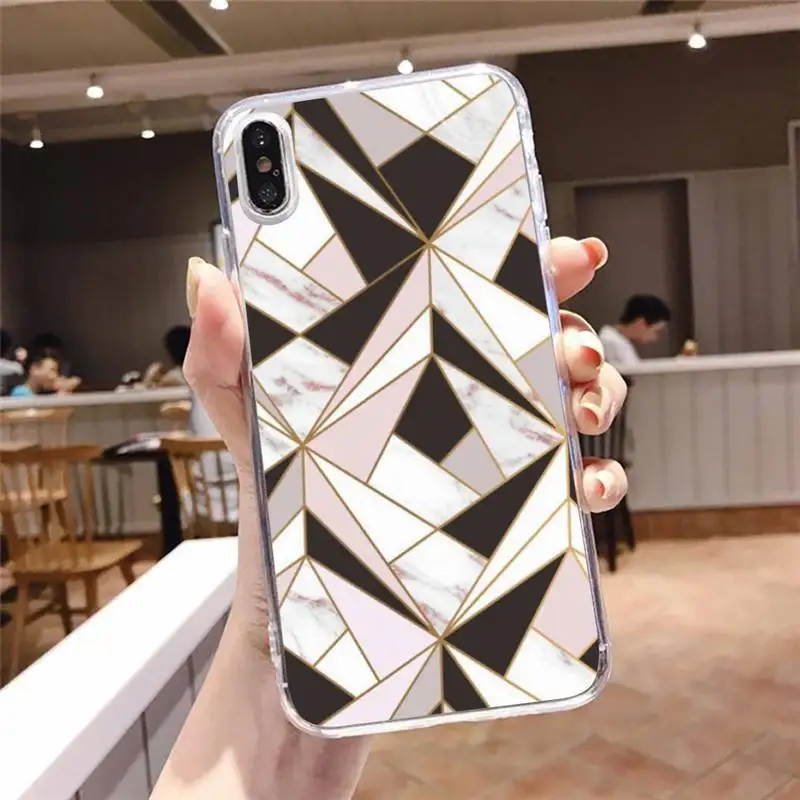 

Phone Case For iphone 12 11 8 7 6s 6 5 5s 5c se plus mini x xs xr pro max Luxury Marble wire lace Transparent soft