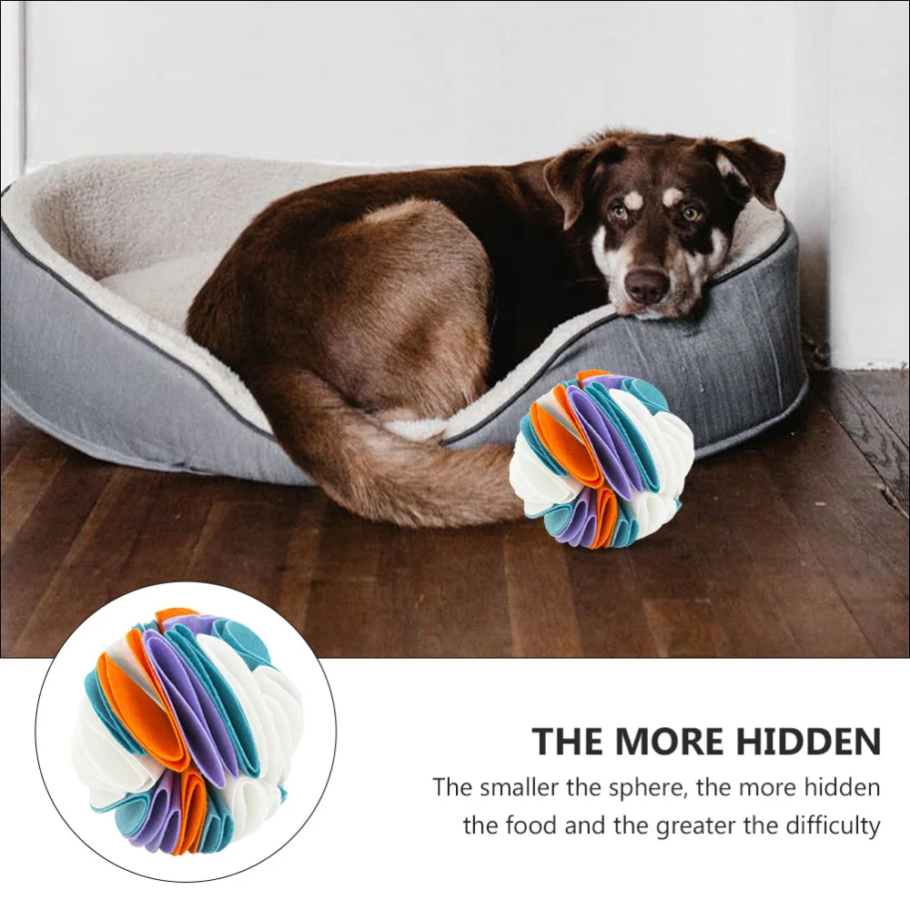

Dog Sniffing Training Dog Feeding Slow Eating Felt Interactive Pet