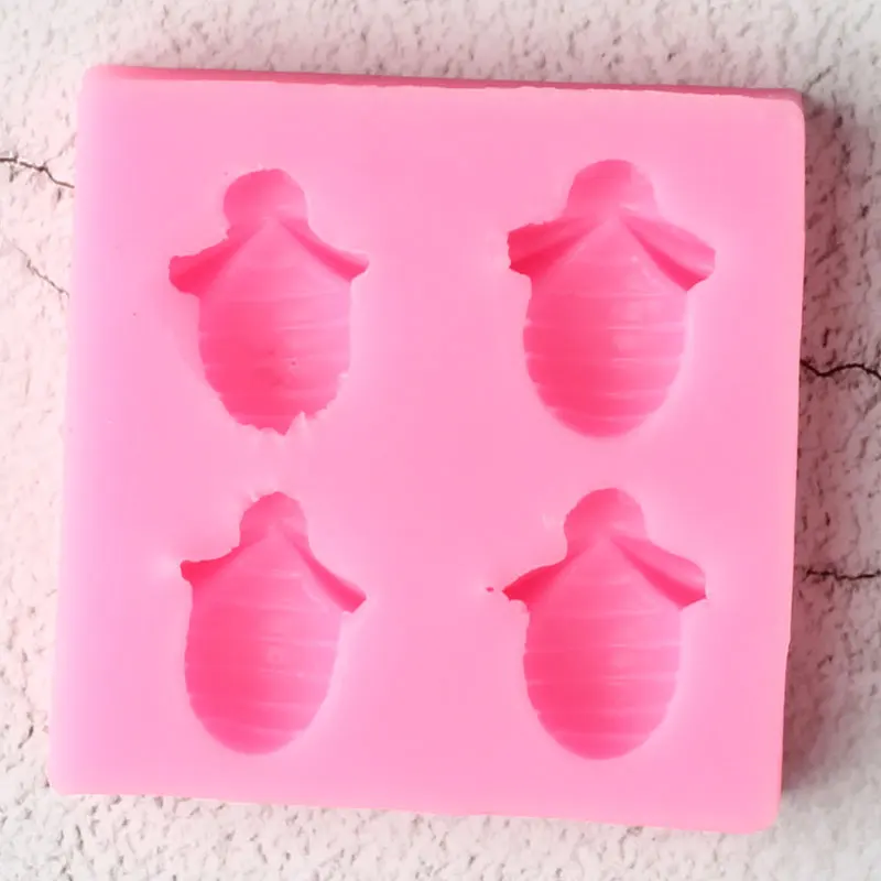 Силиконовые формы в виде насекомых пчел для самостоятельной сборки кексов