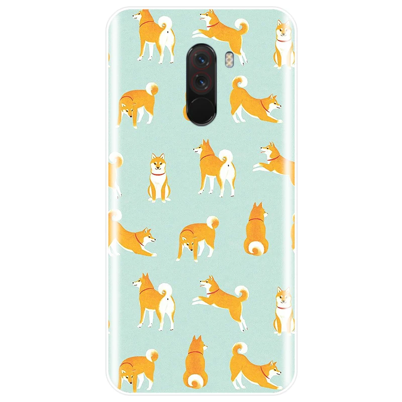 Кустарник Doge Сиба ину Лисья Секретная служба (Inu Забавный чехол с собакой TPU для