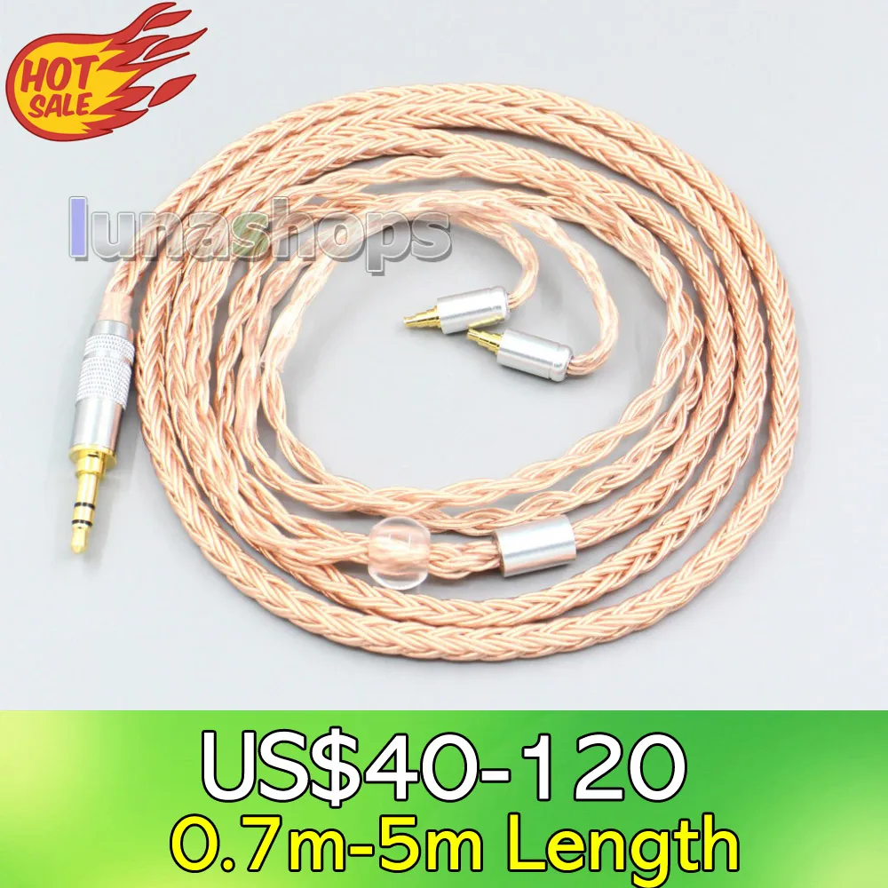 LN006728 2 5 мм 3 XLR сбалансированный 16 ядер 99% 7N OCC кабель для наушников Sennheiser IE40 Pro IE40pro |