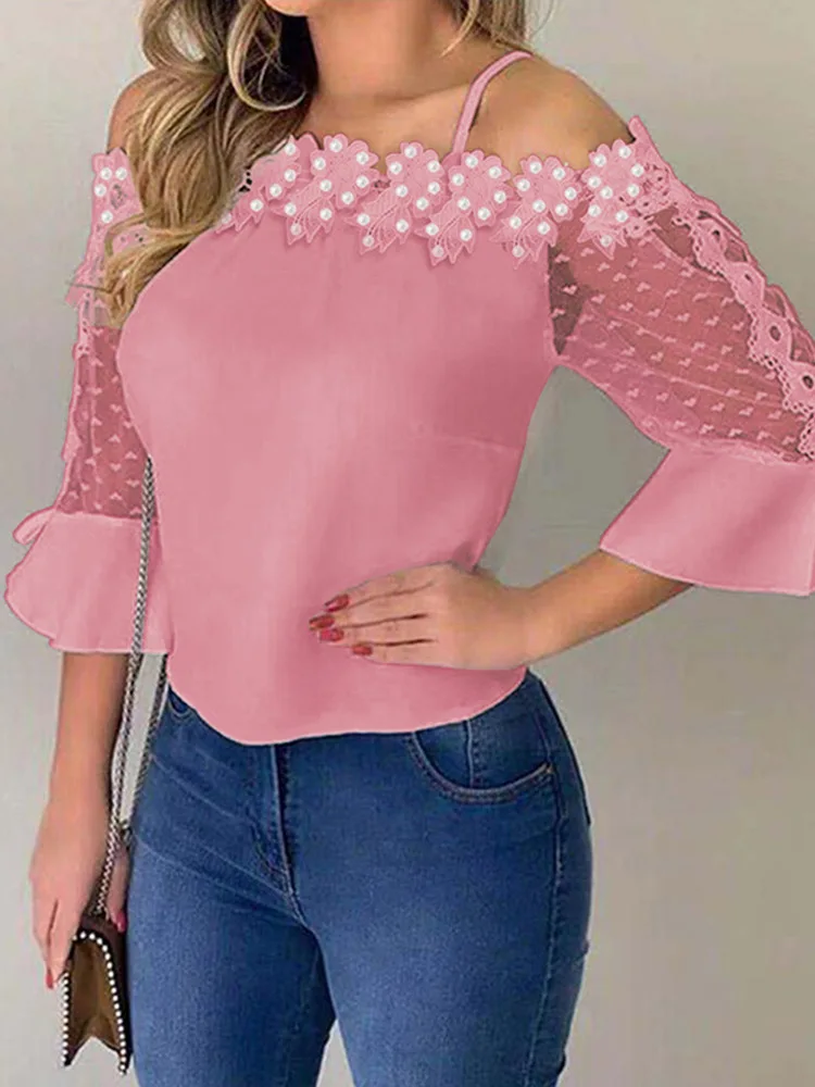 2019 Осенняя женская элегантная повседневная рубашка модная базовая однотонная