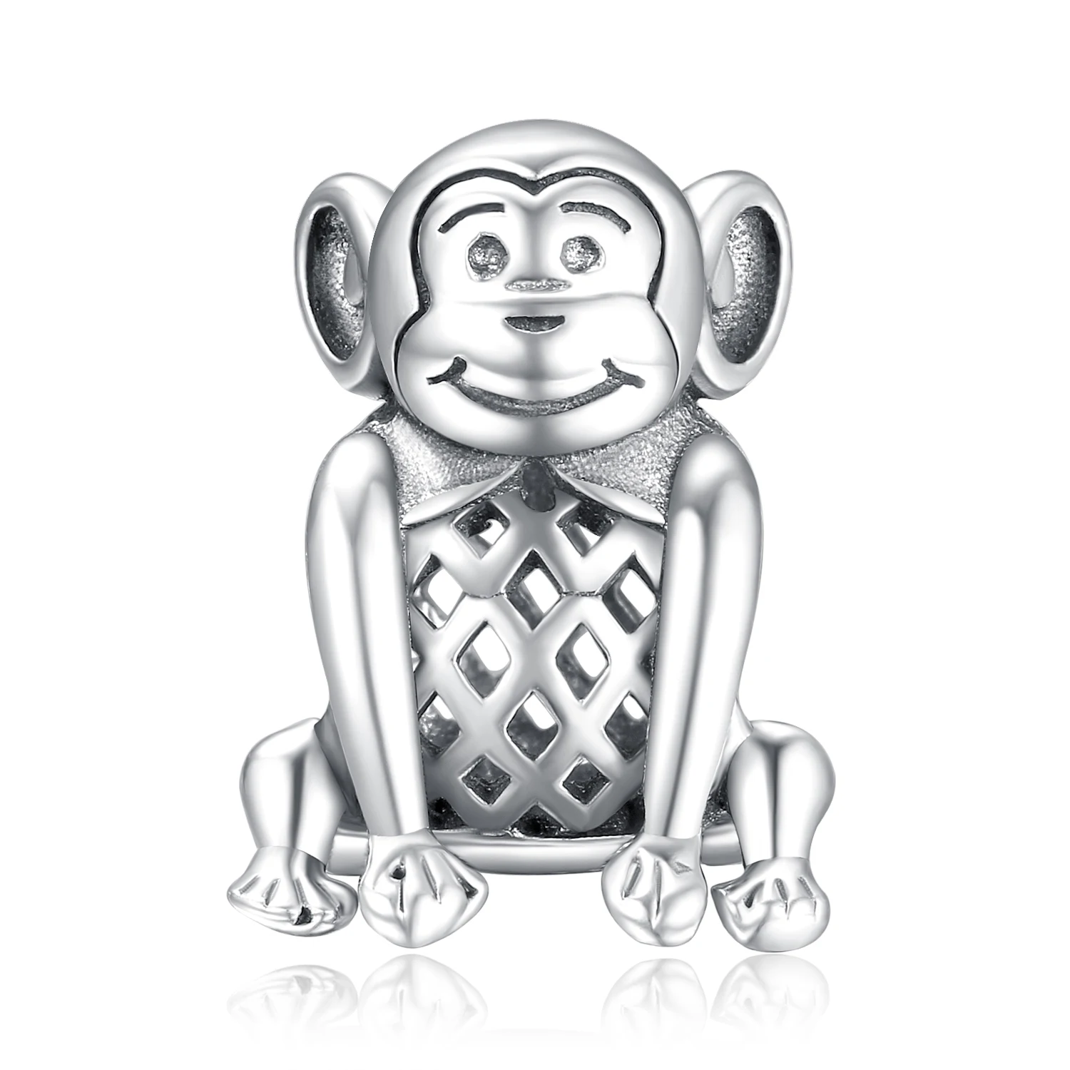 JewelryPalace 925 пробы серебро магия обезьяна бисера очарование подходят Браслеты моды