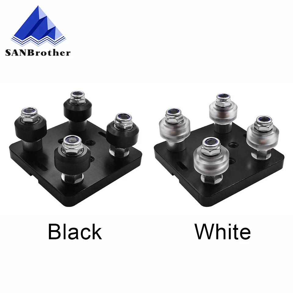 

1set 3D Printer part Openbuilds V gantry plat set special slide plate for 2040 aluminum profiles V-slot mini five roulette