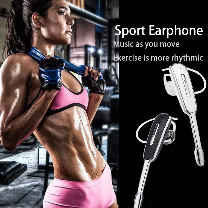 HM1000 Bluetooth наушники с петлей для ушей Громкая связь бизнес Спортивная гарнитура стерео Auriculares с микрофоном для Android для IOS телефонов