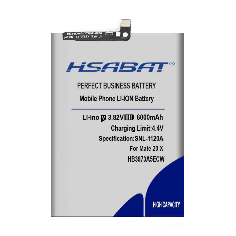 HSABAT HB3973A5ECW 6000 мА/ч, Батарея для huawei Honor Note 10 RVL-AL09 RVL-AL10 Коврики 20 X 20X Коврики 20X EVR-AL00 Honor 8X Max