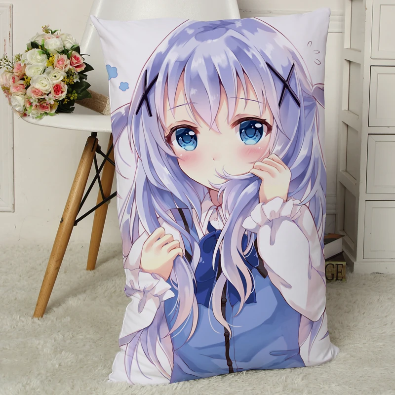 1 шт. аниме мультфильм-это заказ кролика? Плюшевая подушка с принтом для