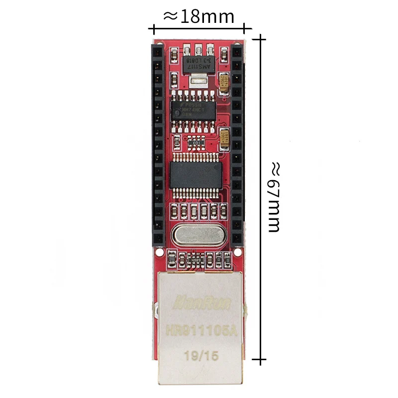 Сетевой мини модуль ENC28J60 Ethernet экран для интерфейса Nano SPI локальная сеть 1 шт.|module