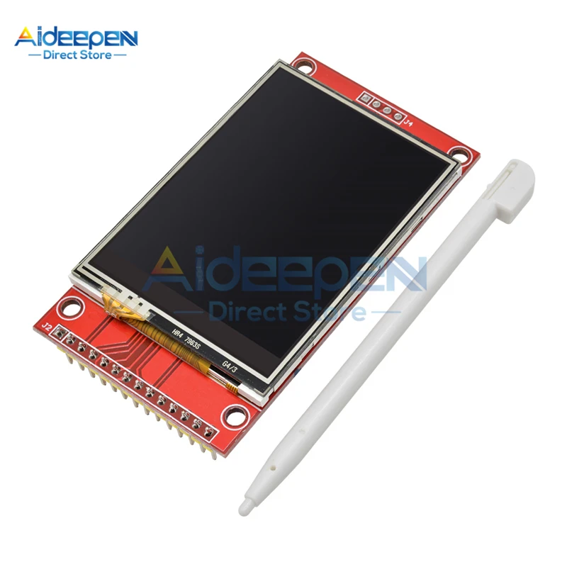 Модуль последовательного порта ЖК-дисплея 2 4 дюйма 4x240 SPI TFT 5 В/320 в PCB адаптер Micro SD