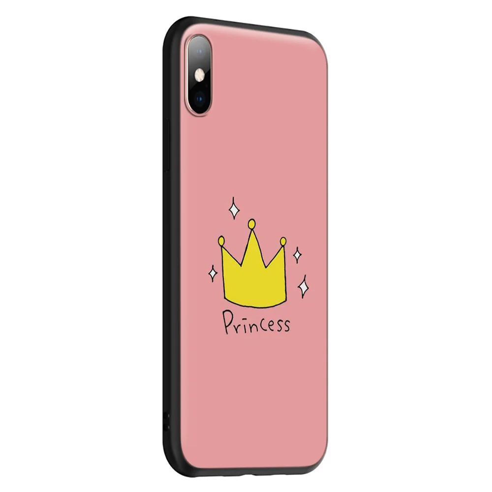 Чехол T154 с короной принцессы для iPhone 13 12 Mini 11 Pro XS Max XR X 8 7 6 6S Plus 5 фотоблей 2020 |