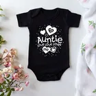 Детский комбинезон My Auntie Love Me, хлопковый комбинезон для новорожденных мальчиков и девочек, 2021