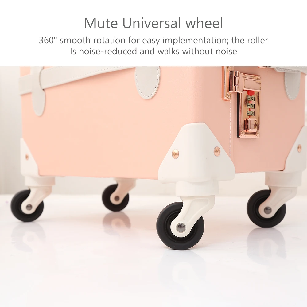 UNIWALKER 20 &quot22&quot 24 &quot26&quot Drawbars &amp PU кожаный чемодан в стиле ретро для путешествий на