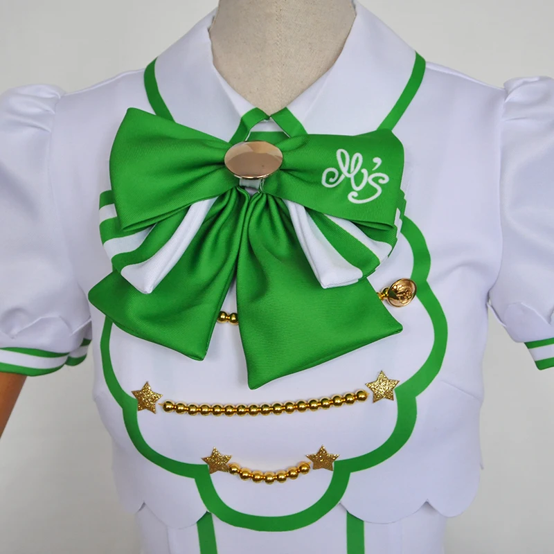 Аниме Косплей Lovelive аркадная игра четвёртая Аркада 4 Koizumi ханаё костюм Светящиеся