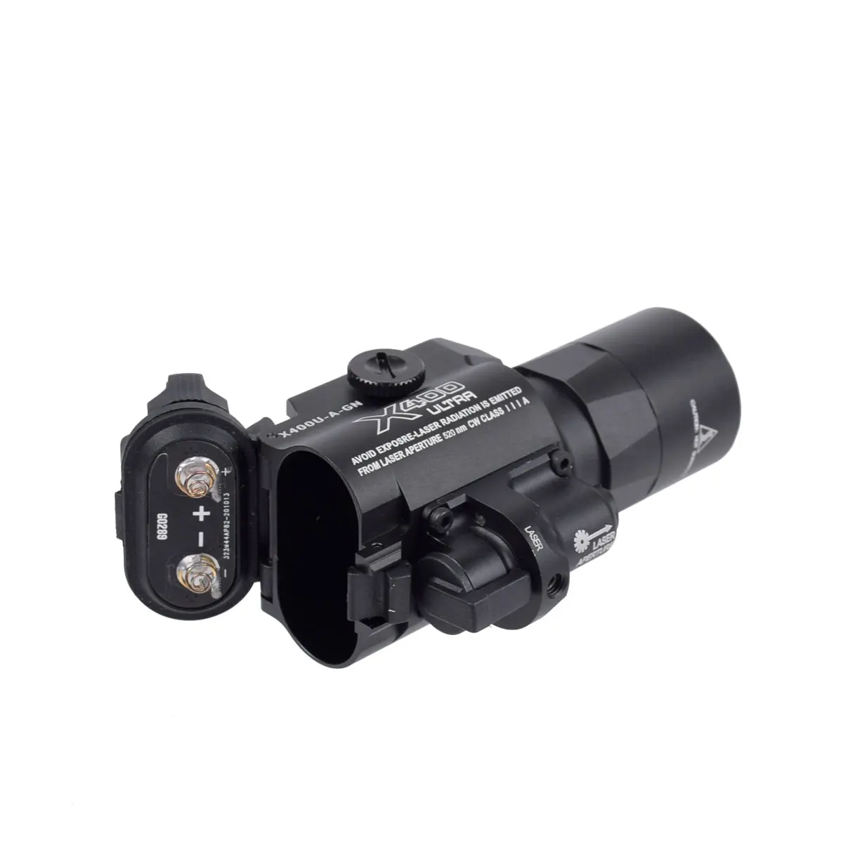 Тактический страйкбол Surefire X400 ультра-вспышка зеленый/красный лазерный прицел