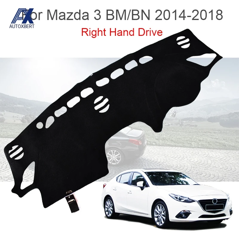 AX Xukey подходит для Mazda 3 Axela Dashmat Dash коврик приборной панели 2014 2015 2016 2017 2018