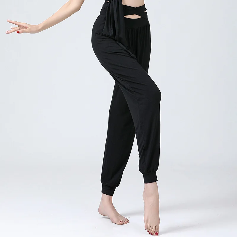 Latin Pants Modal Training Dress Performance Wear Dance Pant Yoga Trousers For Women Ballroom Costume Practice Loose | Тематическая