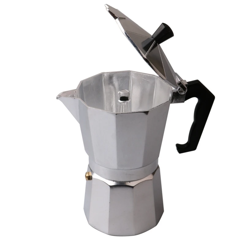 Moka Эспрессо кофеварка машина/Glantop алюминий 6Cup итальянская Плита Топ/Перколятор