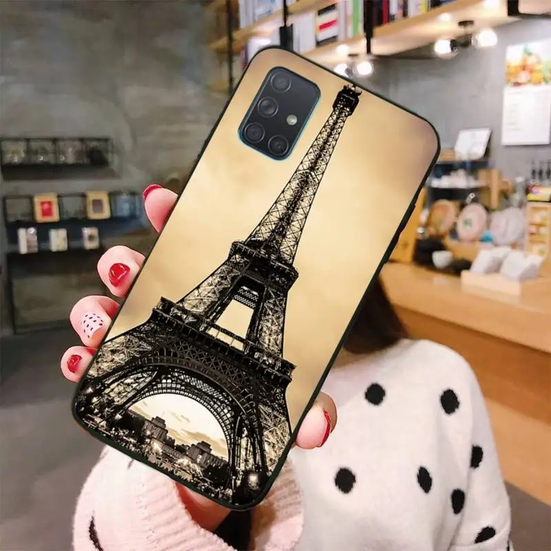 

Romantic Paris Eiffel Tower Coque Shell Phone Case For Samsung Galaxy A01 A11 A31 A81 A10 A20 A30 A40 A50 A70 A80 A71 A91 A51