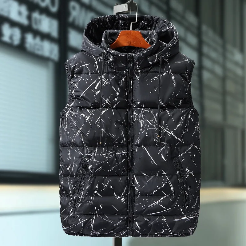 Коллекция 2021 года высококачественный мужской жилет с капюшоном | Мужская одежда