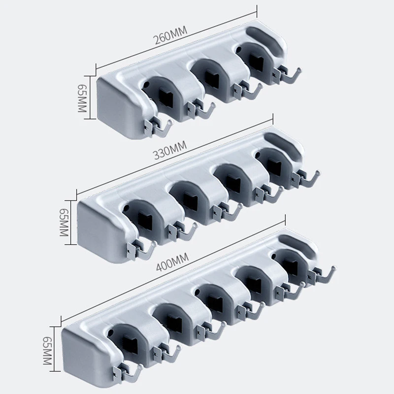 Настенный держатель для швабры многофункциональная стойка с 3/4/5 позициями