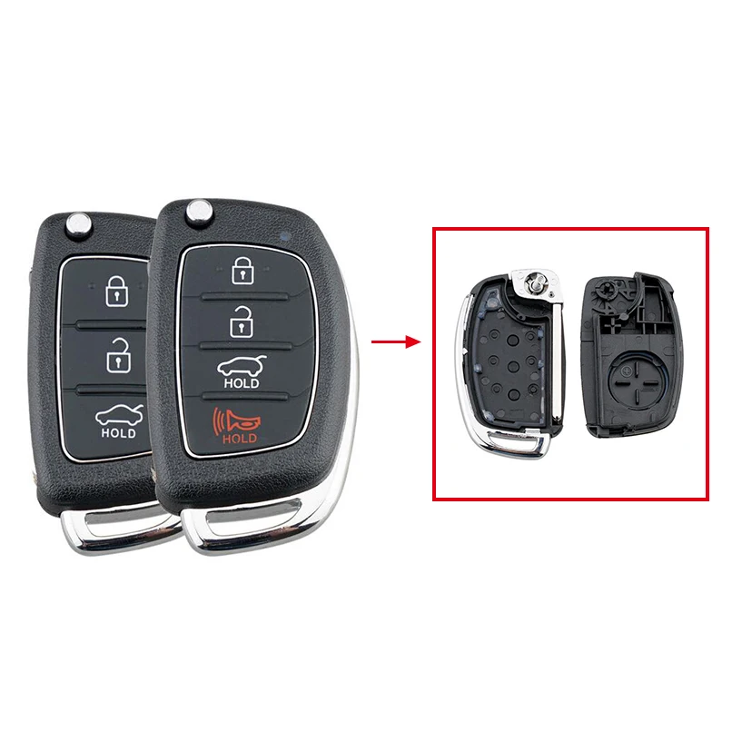 

Чехол для Hyundai Santa fe Sonata Tucson с 3 кнопками и 4 кнопками