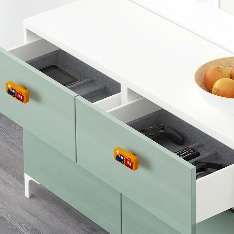 WV детские резиновые ручки для шкафа милый цветок звезда луна облако кухонные и