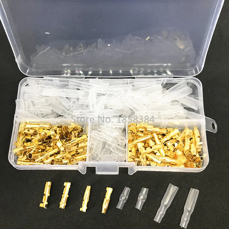 100 комплектов обжимные клеммы для автомобиля мотоцикла 3 5 мм|Соединители| |