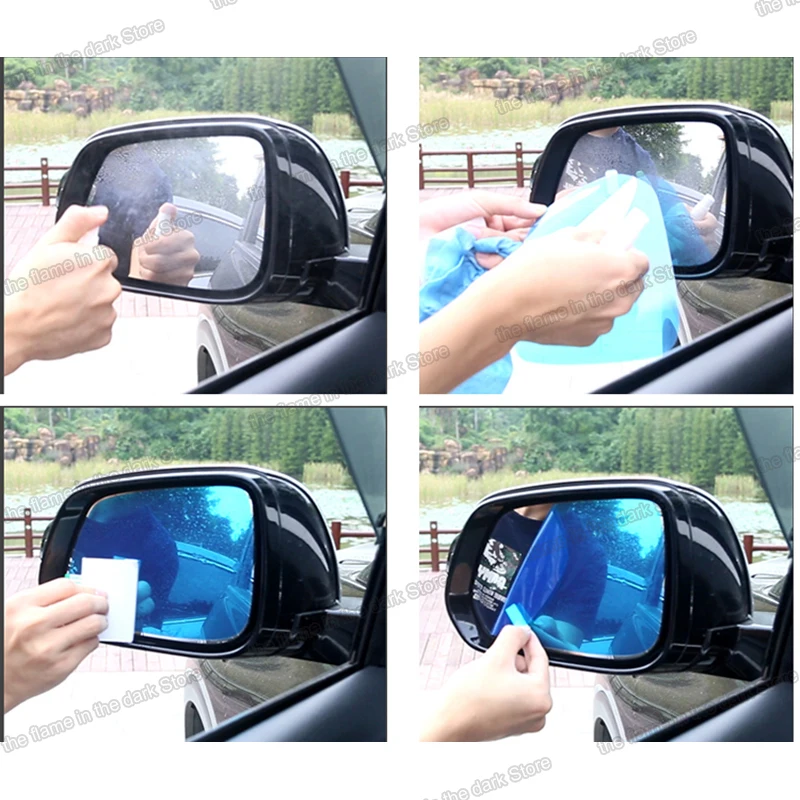 

Lsrtw2017 Transparent Car Rearview Rain Shade Waterproof Film for Trumpchi Gac Gs8 Gs7 Gm8 2017 2018 2019 2020 Sticker