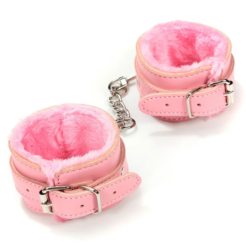 Сексуальные кожаные наборы для БДСМ плюшевый набор сексуального бондажа
