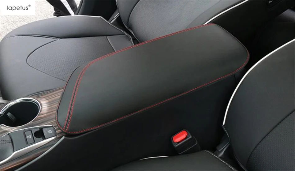 Аксессуары Lapetus подходят для Toyota Camry- черная центральная консоль сиденье подлокотник коробка защитная накладка литьевая крышка комплект отделка