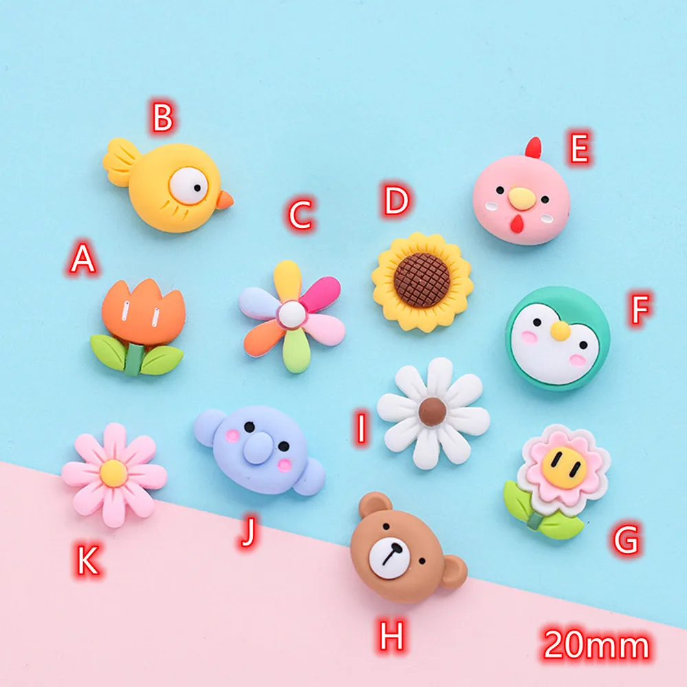 

Bird Flower flatback Resin Cabochons Scrapbook Craft 20pcs cute Animals DIY Embellishments phone decor Headwear accessories