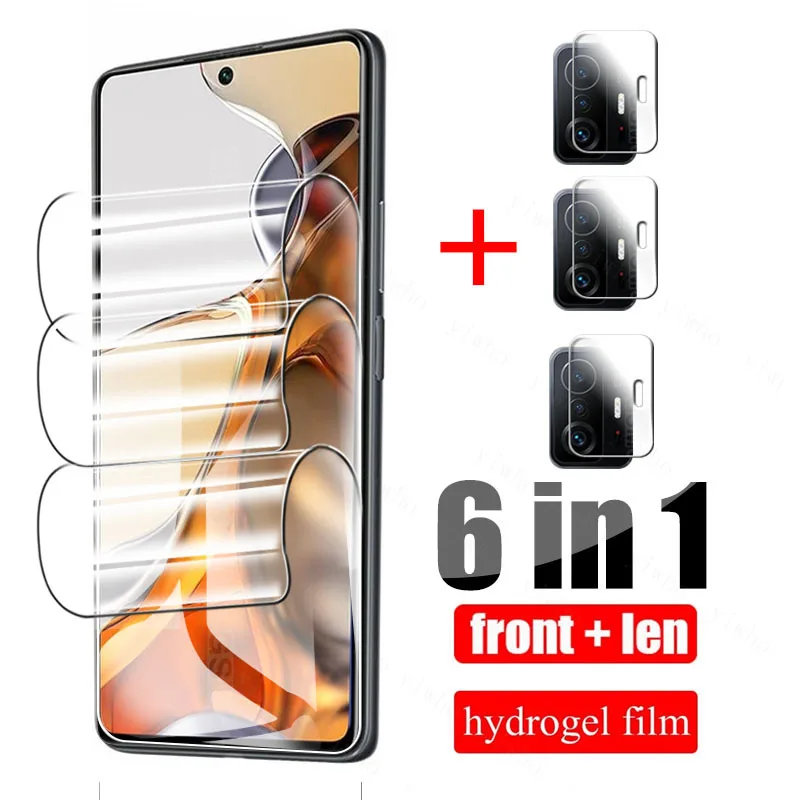 hydrogel film for Xiaomi 11T camera protective glass Xiomi Xaomi Xiomi Mi 11T Mi11T Pro 5G 6.67'' screen protectors film cover