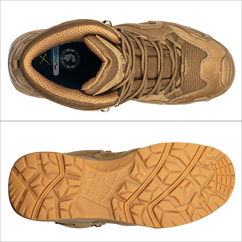 ROCKROOSTER KS537 Outdoor Hiking Shoes Military Winter Sneakers Cross-Country Shoes Waterproof Desert Trekking Combat Boots